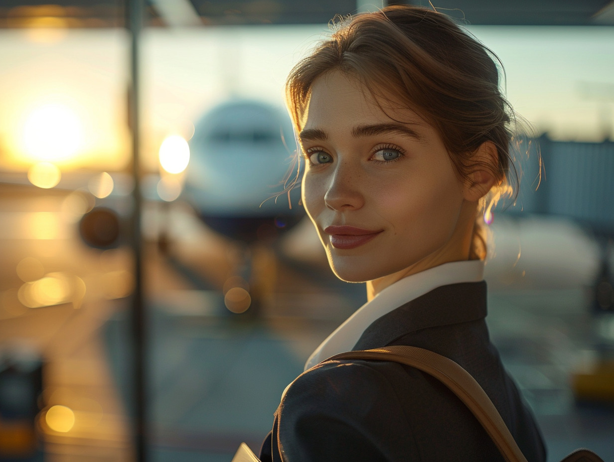 hôtesse de l air uniforme