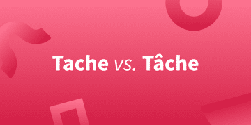 Tache et tâche
