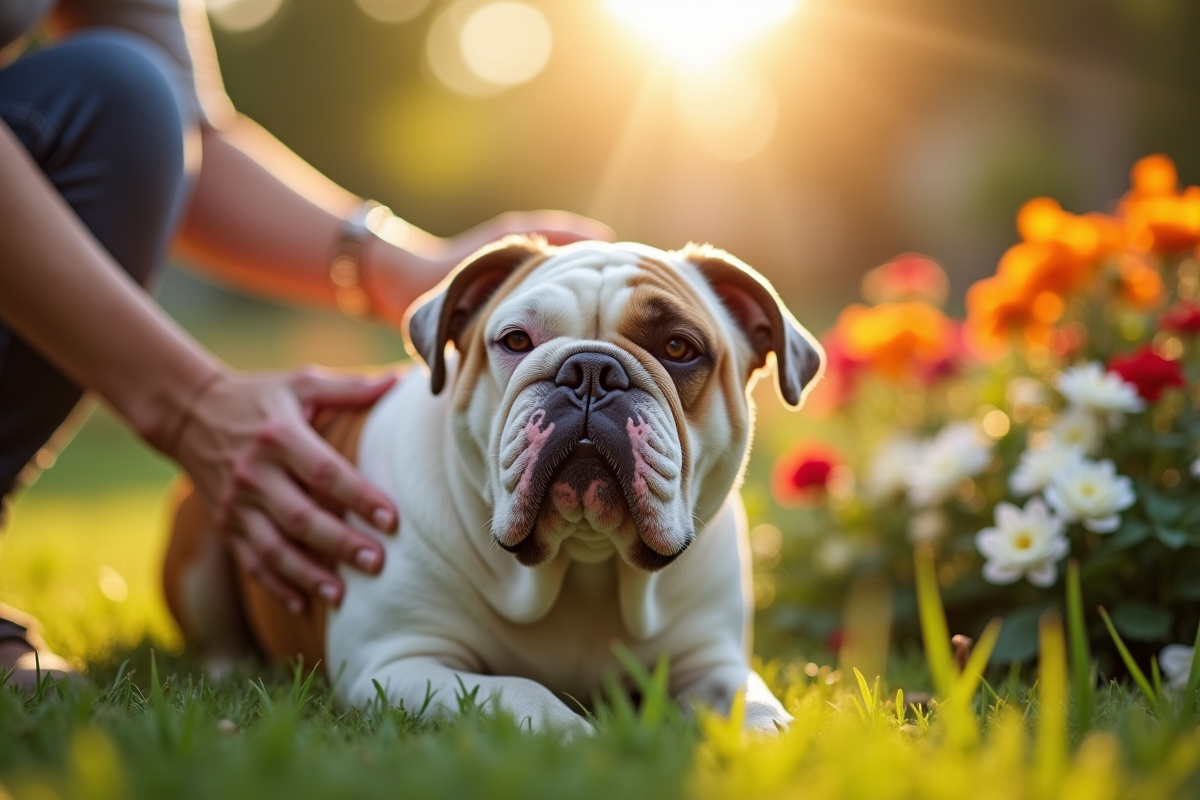 bulldog âgé