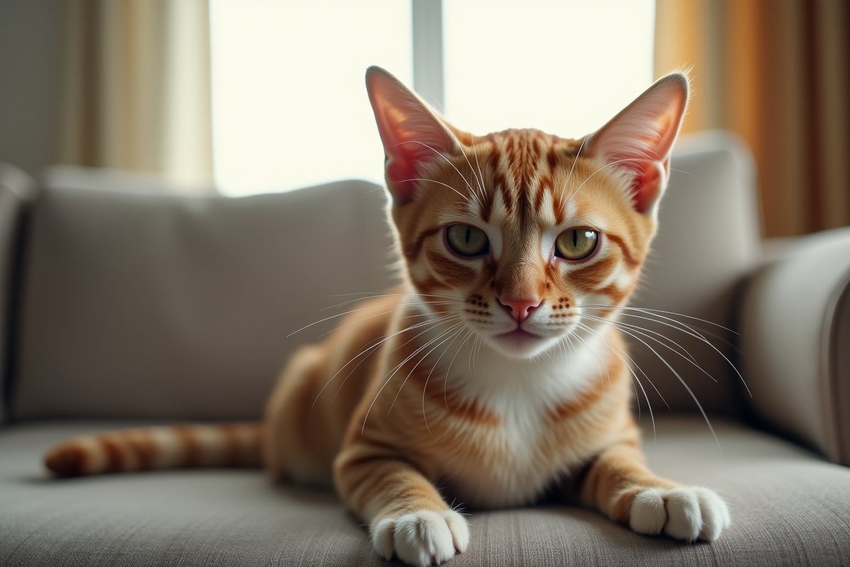 chat stressé